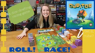 CUBITOS: A Review and a Round of the Dice-Drafting, Racing Game! Cute Cube Alert!!!