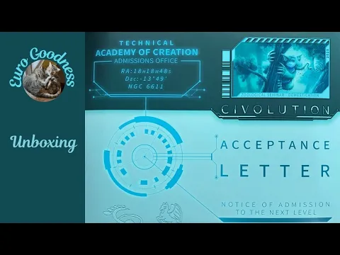 Civolution: Acceptance Letter Unboxing