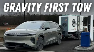 Lucid Gravity First Tow! Surprisingly Great Maxing Out This New Electric SUV