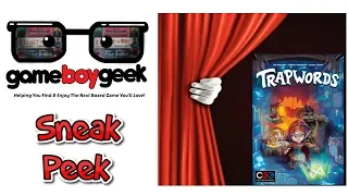 Trapwords Sneak Peek & (Prelude) Mini Review with the Game Boy Geek