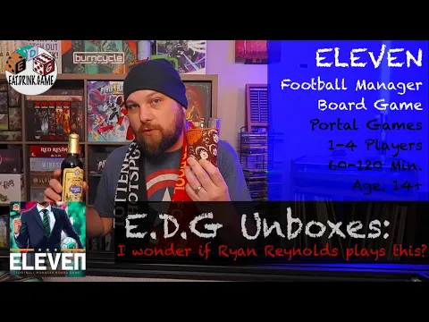 E.D.G Unboxes: ELEVEN Football Manager Board Game (Gamefound Version)