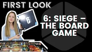 6: Siege– The Board Game | Tom Clancy Rainbow Six R6 Inspired Game | First Look