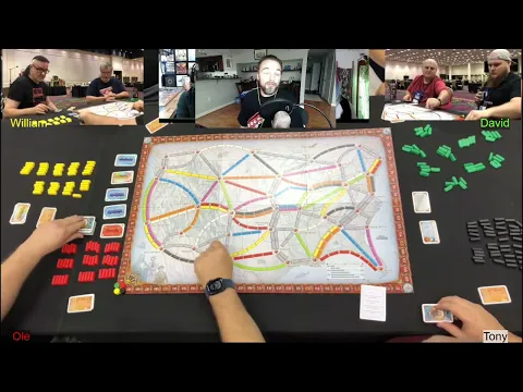 Ticket to Ride Commentary - World Series of Boardgaming