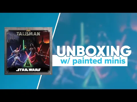 Talisman Star Wars Unboxing and Painted Minis w/ Marble Technique