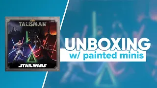 Talisman Star Wars Unboxing and Painted Minis w/ Marble Technique