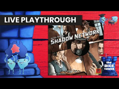Shadow Network Board Game - LIVE Playthrough