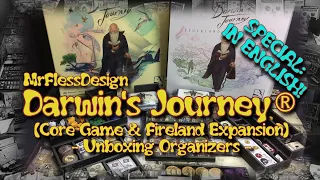 Darwin's Journey & Fireland: Unboxing Insert / Organizer