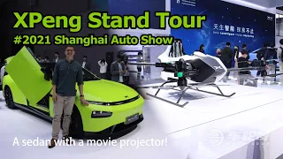 Scissor Doors and Rolling Movie Theaters At The XPeng Stand