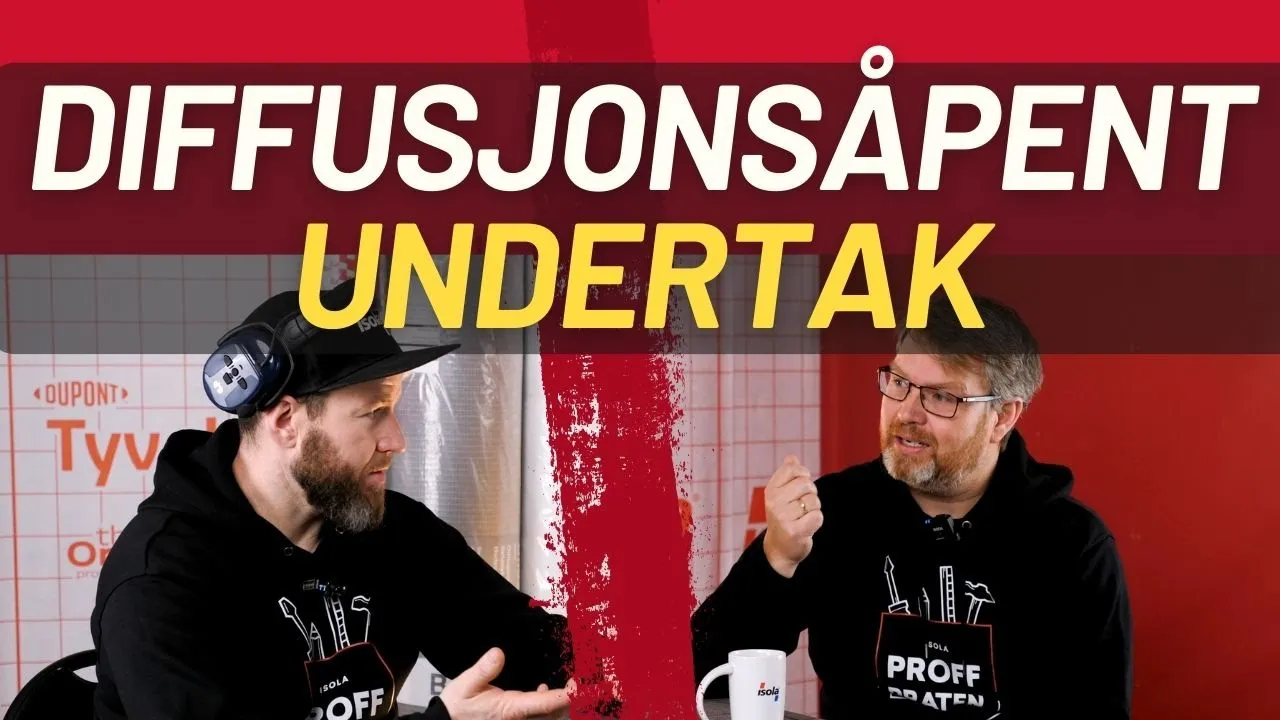 Diffusjonsåpent undertak