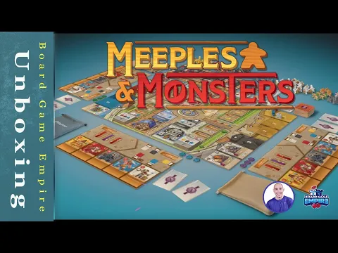 Meeples & Monsters Unboxing - AEG