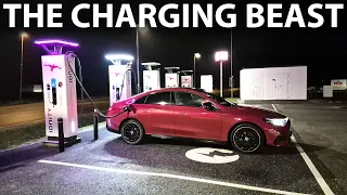 Mercedes CLA 350 4Matic charging test