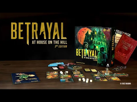 Betrayal at House on the Hill: 3rd edition | 45 seconds unboxing