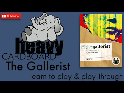 The Gallerist 3p Play-through, Teaching, & Roundtable discussion by Heavy Cardboard