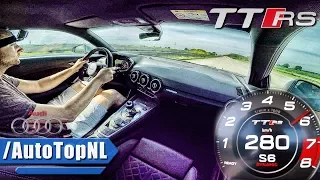 280km/h Audi TT RS w/ EGO X Exhaust on AUTOBAHN by AutoTopNL