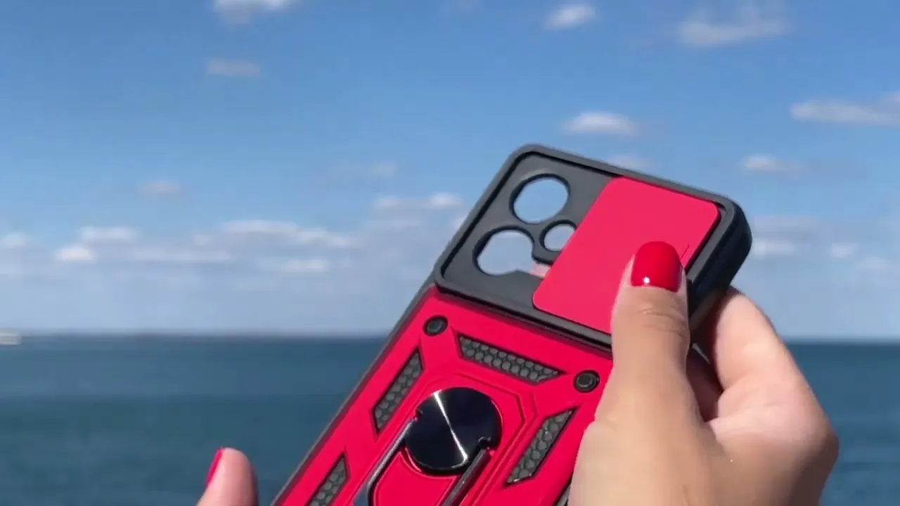 Удароміцний чохол Samsung Galaxy M52 - Camshield Serge Ring for Magnet (Зелений)