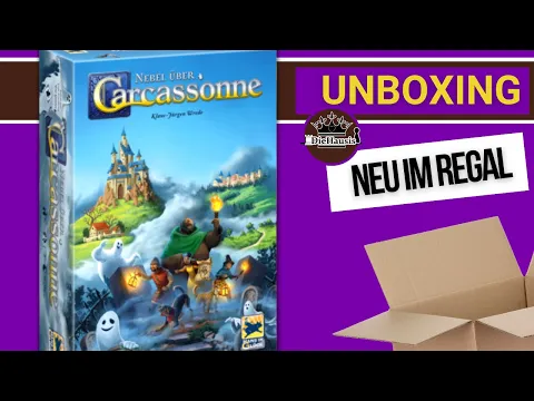 Nebel über Carcassonne | WAS IST DRIN? Brettspiel Unboxing [Brettspiele] Spiel22 Neuheit