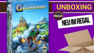 Nebel über Carcassonne | WAS IST DRIN? 📦 Brettspiel Unboxing [Brettspiele] Spiel22 Neuheit