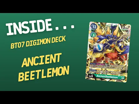 Inside…Ancientbeetlemon - BT07 DIGIMON CARD GAME (4K60fps)