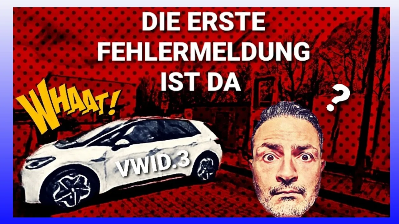 VW ID.3 Ohne Licht!? Meine erste Fehlermeldung ist da.