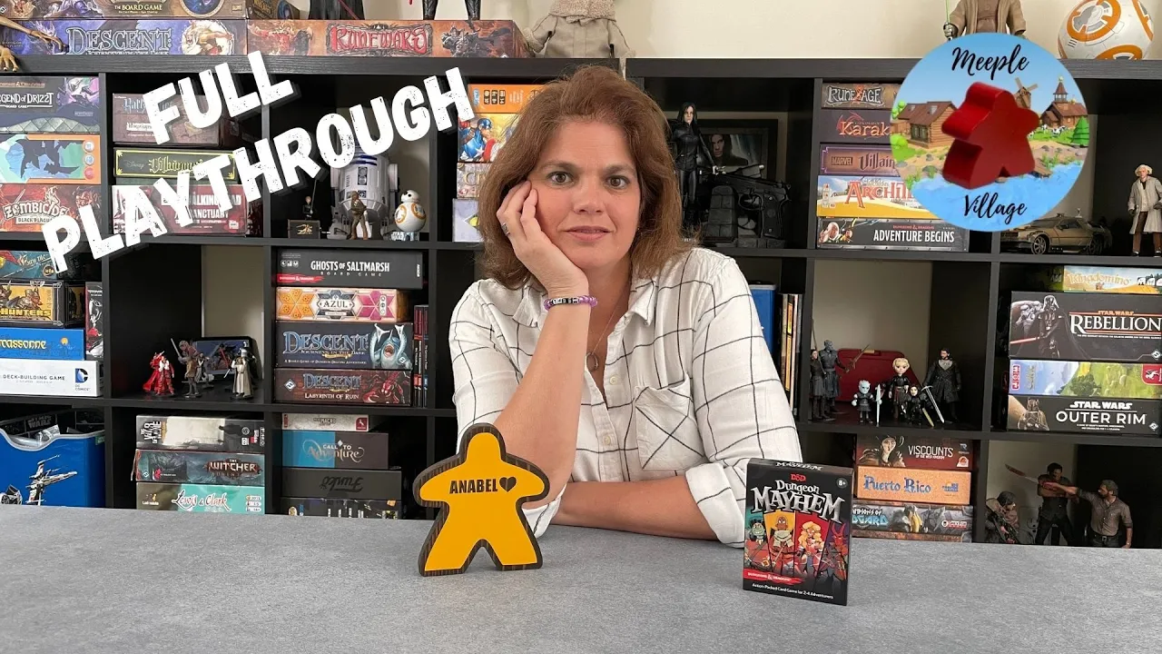 D&D Dungeon Mayhem Board Game Playthrough