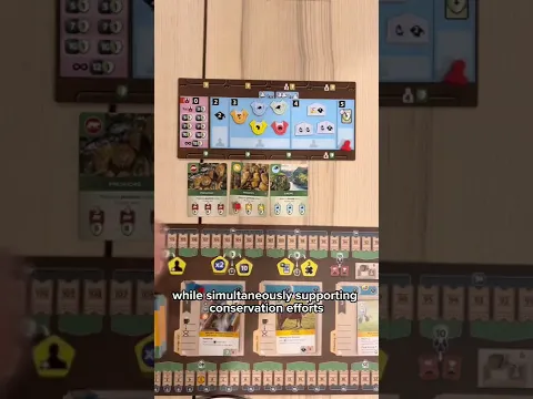 Zoo Tycoon— BOARD GAME? Ark Nova Overview #shorts #boardgames #zoo #animals #cardgame #preview