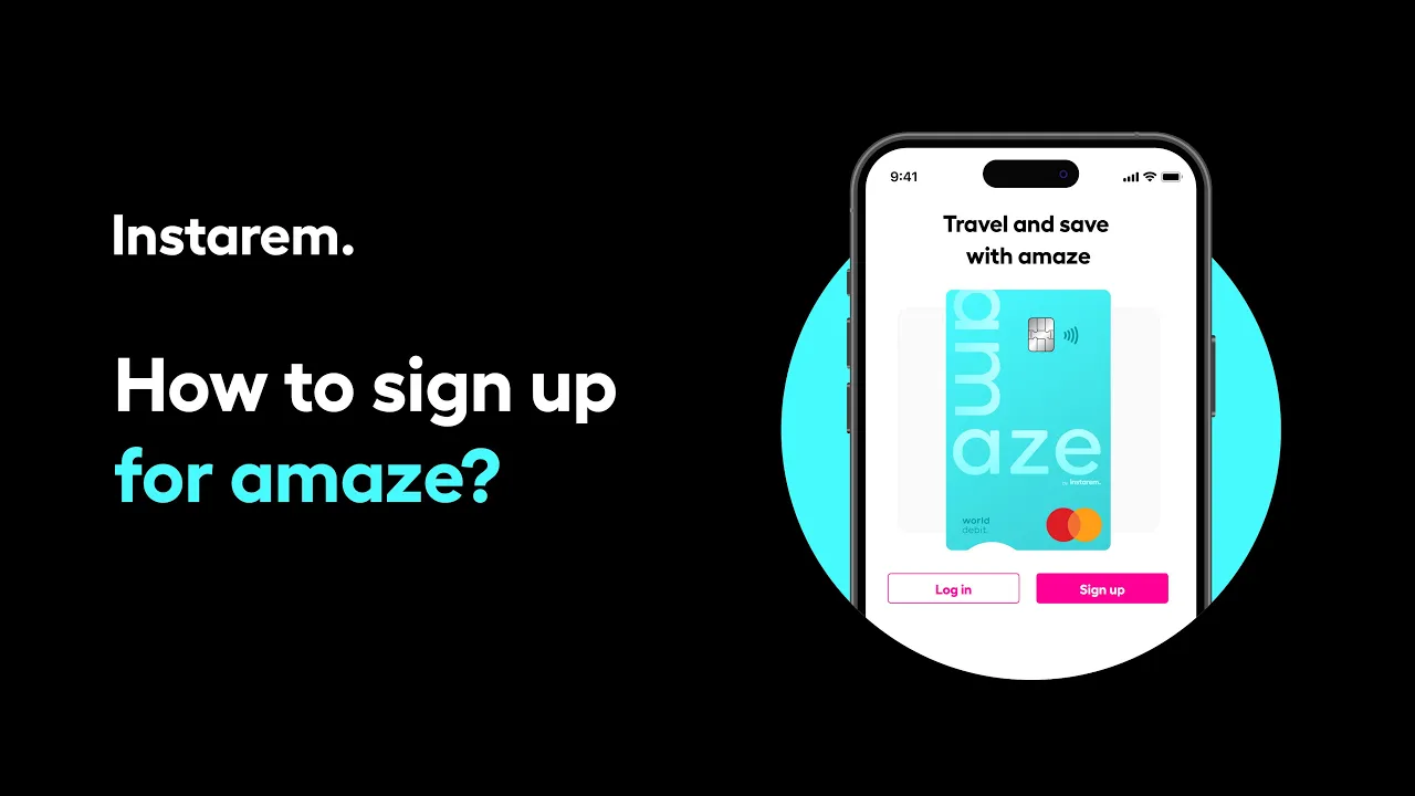 Signing up for amaze card: Step-by-step guide