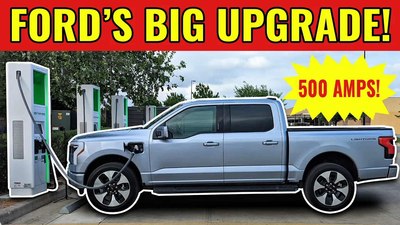 New Ford OTA Update Improves F-150 Lightning DC Fast Charging Times