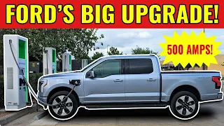 New Ford OTA Update Improves F-150 Lightning DC Fast Charging Times