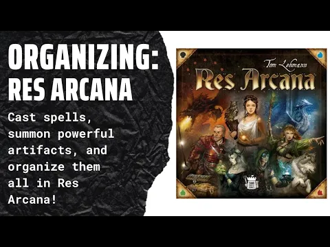 Organizing Res Arcana (with Expansion, Fully Sleeved) SideGameLLC