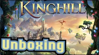 Kinghill - Unboxing + Wooden Tokens and Layered Boards - [KICKSTARTER]