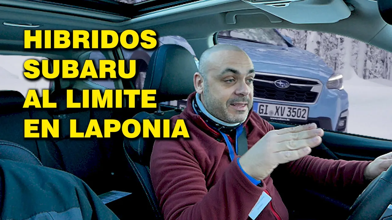 XV HÍBRIDO Y GAMA SUBARU: ¡OFFROAD en LAPONIA A -30º! Subaru Snow Drive 2020