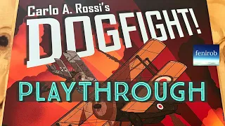Dogfight! : Rule The Skies In 20 Minutes Board Game| Playthrough | Red vs Blue (Advanced)