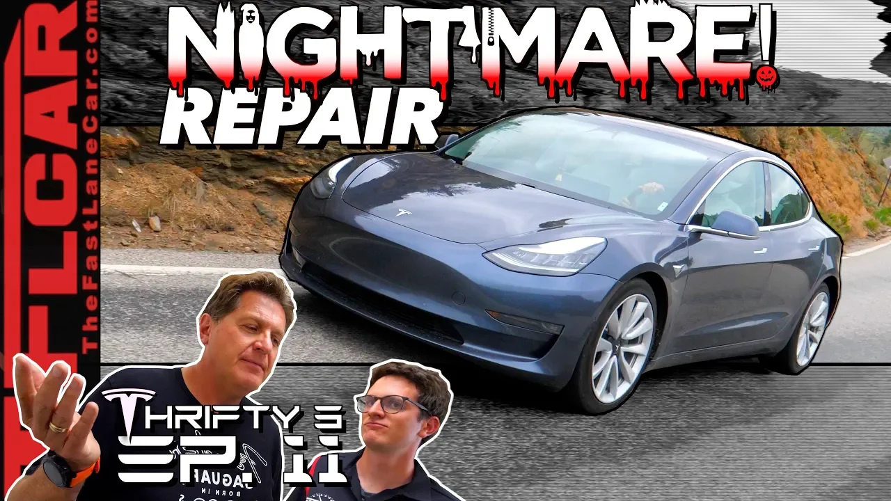 It Keeps Getting Worse! You Won't Believe How Long & Much to Fix Our Tesla Model 3 - Thrifty 3 Ep.11