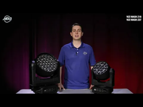 Product video thumbnail for ADJ American DJ Vizi Wash Z37 RGBW LED Moving Head with Zoom
