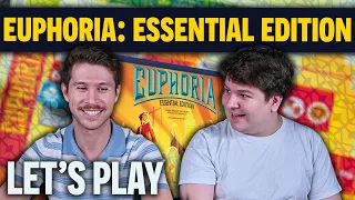 Euphoria: Essential Edition | Board Game Playthrough | Low Intelligence, High Morale, and Utopias