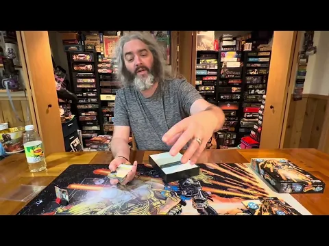 DC Deck-Building The Adventures of Supergirl and Lobo unboxed in The Man Cave