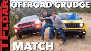 Jeep Compass vs Renegade Off-Road Mashup Review and Drag Race