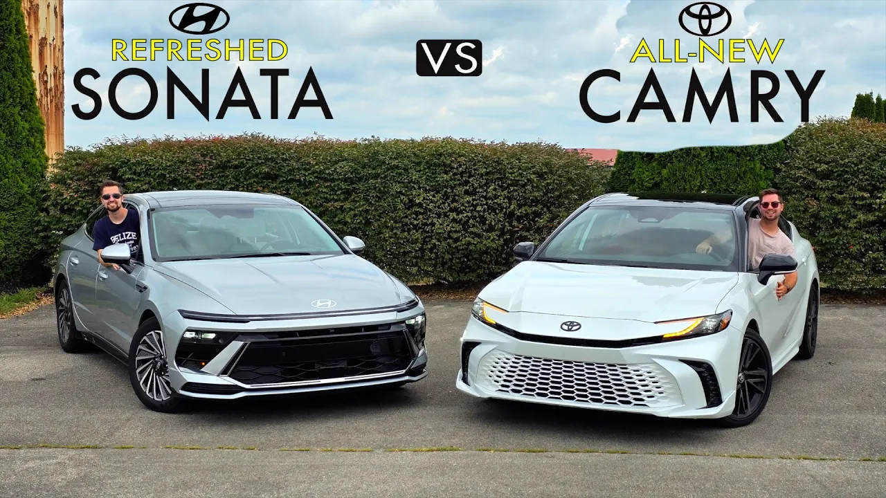 NEW SEDAN RIVALS! -- 2025 Toyota Camry XSE vs. Hyundai Sonata Limited: Comparison