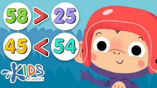 Compare Numbers - Greater Than Less Than | Math for 1st Grade | Kids Academy Compare Numbers - Greater Than Less Than | Math for 1st Grade | Kids Academy