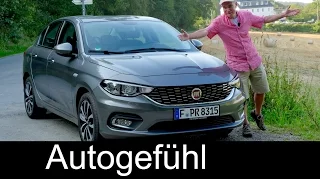 Fiat Tipo FULL REVIEW test driven all-new neu compact sedan Limousine 2017