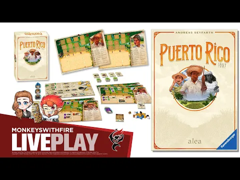 PUERTO RICO 1897 || RAVENSBURGER || BOARD GAME LIVE PLAY