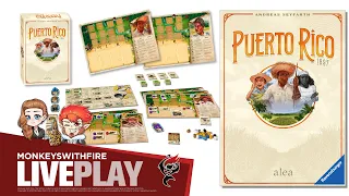 PUERTO RICO 1897 || RAVENSBURGER || BOARD GAME LIVE PLAY