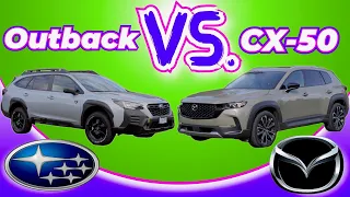 New Mazda CX 50 VS Subaru Outback comparison