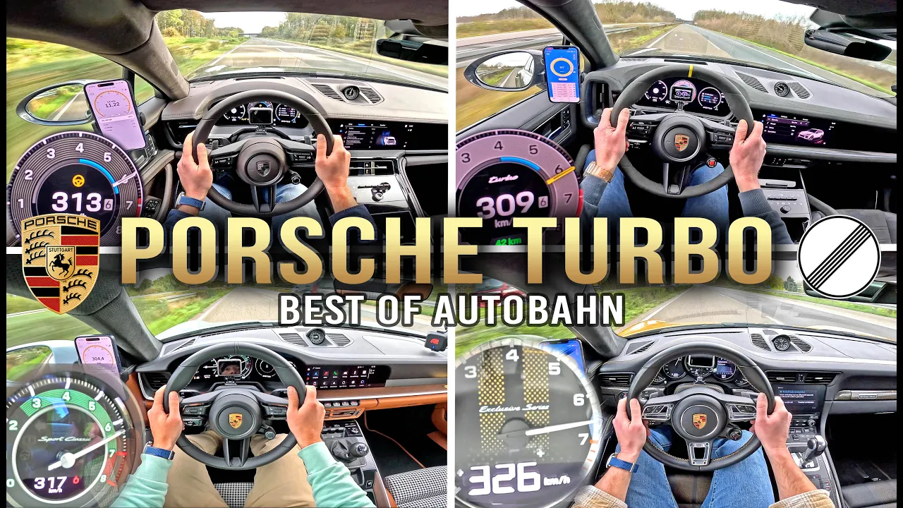 TOP 22 // PORSCHE TURBO MODELS on AUTOBAHN
