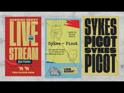 Sykes-Picot - 2p Teaching, Play-through, & Roundtable Discussion by Heavy Cardboard