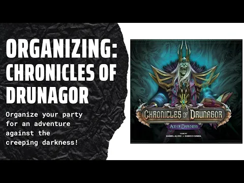 Organizing Chronicles of Drunagor (All-In, Kickstarter Exclusives, Fully Sleeved) SideGameLLC
