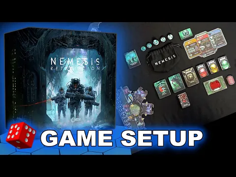 Nemesis: Retaliation - GAME SETUP | Sci-Fi Survival Horror Board Game