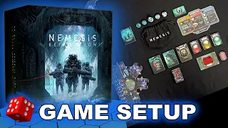 Nemesis: Retaliation - GAME SETUP | Sci-Fi Survival Horror Board Game