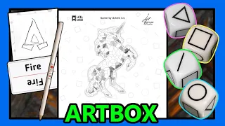 Can't draw? Try this drawing board game! (Artbox Review, Hidden Gem Board Game)