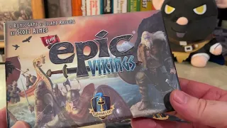 Unboxing Tiny Epic Vikings Kickstarter from Gamelyn Games